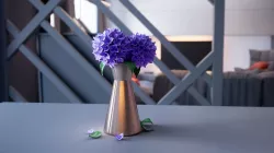 Interactive Modern Interior Low-poly  3D model