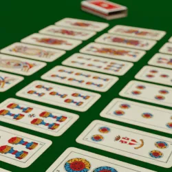 Italian playing cards 3D model