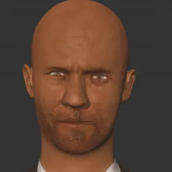 jason statham actor hollwood 3Dprint  Low-poly  3D model