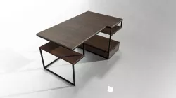JOHN CARPENTER INDUSTRIAL DESK biurko industrialne Low-poly  3D model
