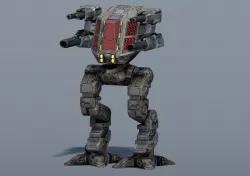 Juggernaut BattleMech Low-poly  3D model