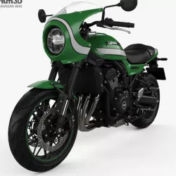 Kawasaki Ninja Z900RS Cafe 2018 3D model