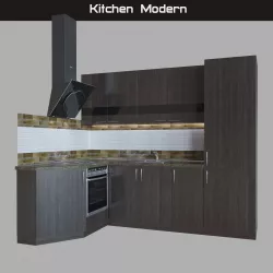Kitchen Bruno modern 3D model