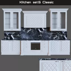Kitchen classic Glanec 3D model