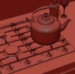 Kitchen Poliform My Planet 3D model