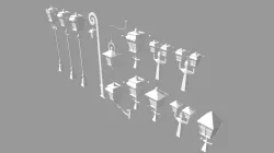 Lanterns 3D model