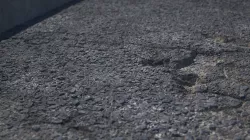 Large area seamless damaged asphalt texture Texture