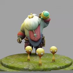 League of Legends Bard 3D model