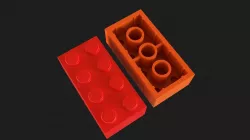 LEGO Brick 3D model