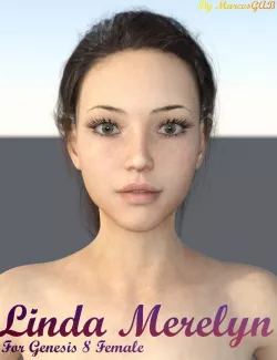 Linda Merelyn For Genesis 2 and 8 3D model
