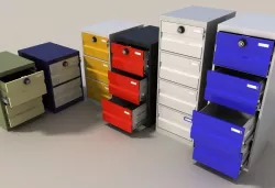 locker file cabinet 3d models 3D model