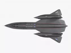 Lockheed SR-71 Blackbird 3D model