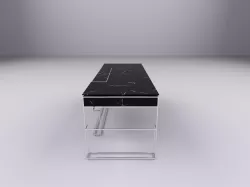 Marble Worktable Low-poly  3D model