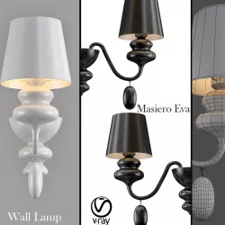 Masiero Eva Wall lamp 3D model