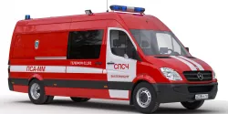 Mercedes Sprinter Rescue van 3D model