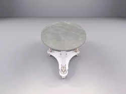 Middle Coffee Table Low-poly  3D model