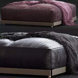 Minotti   pouf West Ottoman 3D model