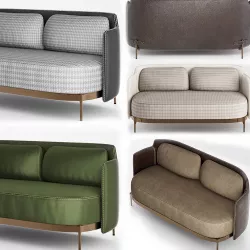 minotti tape sofa 3D model