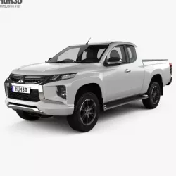 Mitsubishi Triton Club Cab 2019 3D model