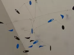 Mobile Art - Black and Blue