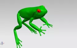 model frog 3D model