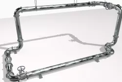 Modular pipes pack 2 Low-poly  3D model