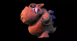 Monster Kid Low-poly  3D model