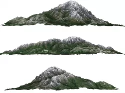 mountain 3D model