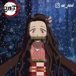 Nezuko Kamado Low-poly  3D model
