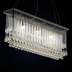  Ochre Drizzle Chandelier 3D model