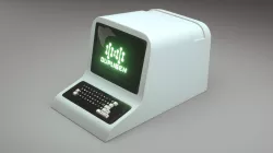 Old computer 3D model