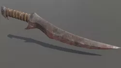 Orc Dagger Low-poly  3D model