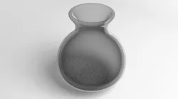 Oval Vase 3D model