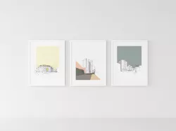 Picture Frames Sketch Digital 3D model
