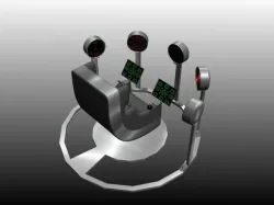 Pilot seat 3D model