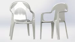 Plastic chair 3D model