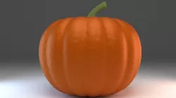 Pumpkin  Low-poly  3D model