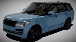Range Rover Vogue Luxury SUV 3D Model  Low-poly  3D model