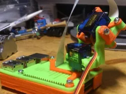 Raspberry B+ housing, camera housing and servo gimbal for camera