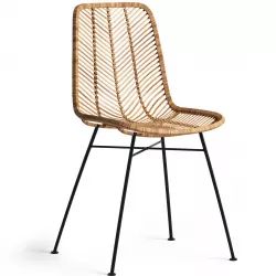Rattan chair Lena - Bloomingville 3D model