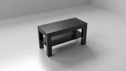 Rectangle Desk 2 3D model