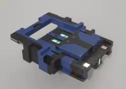 Retro Sci-Fi Data Cartridge Low-poly  3D model