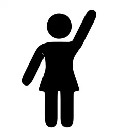 Rigged 3D Female Stick Figur 3D model