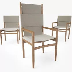 Roda ROAD Chair Collection 3D Model 3D model