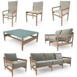 Roda ROAD Furniture Collection 3D Model 3D model