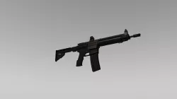 RUST - LR-300 Assault Rifle Low-poly  3D model