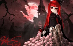 Scarlet Outfit - Halloween Vampire Low-poly  3D model