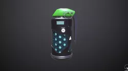 sci-fi plasm grenade Low-poly  3D model