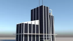 Skyscraper 1 Low-poly  3D model