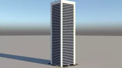 Skyscraper 2 Low-poly  3D model